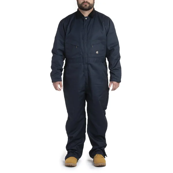 Berne Men's Deluxe Insulated Coverall Twill Navy - 4XL/Tall