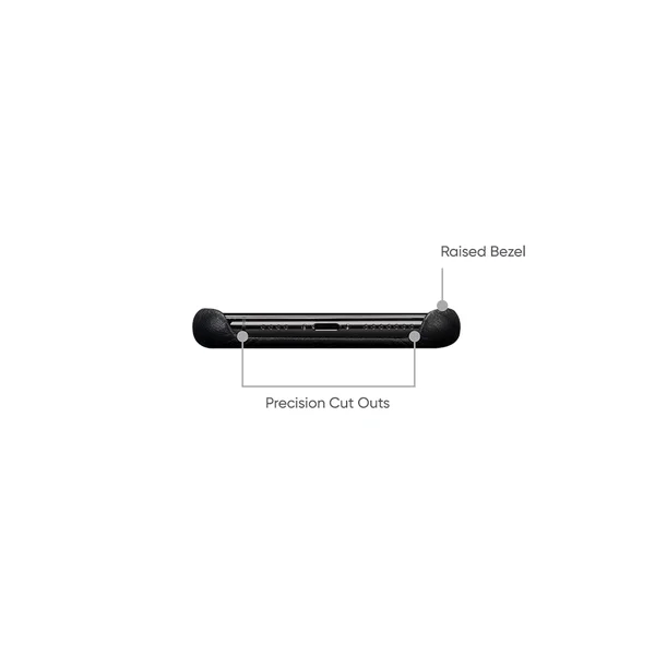 Sena Vista Leather Case with Stand for iPhone Xs Max Black