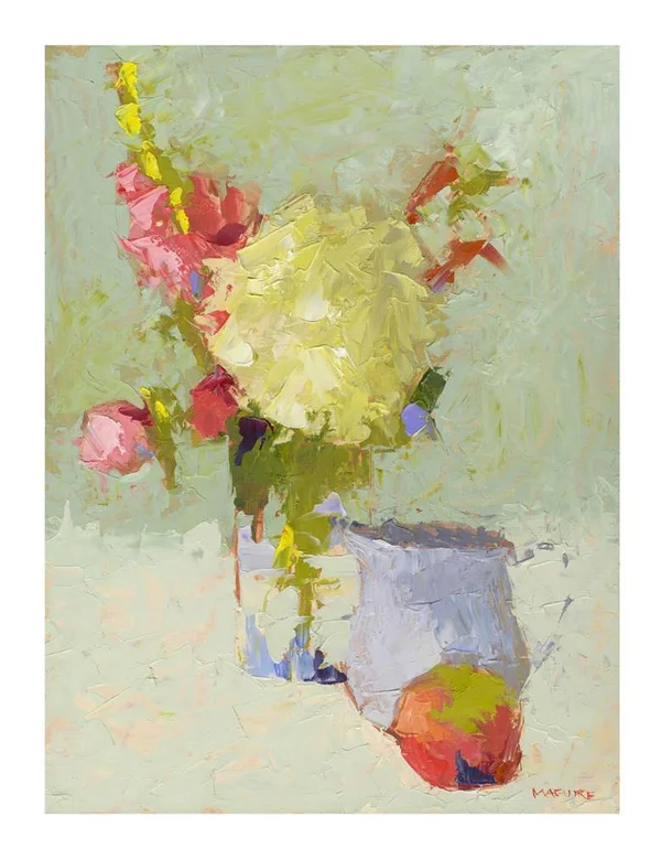Trademark Fine Art Ic02346-C2432Gg Carol Maguire 'Hydrangea with Blue