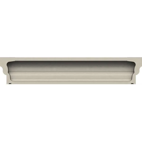 Ekena Millwork CRH06X80ST-1 80x22 Bottom Width x 84 3/4x22 Top Width x 6 1/4x22H x 1 3/4x22P Strickland Crosshead