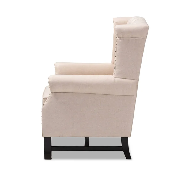Copper Grove Molodo Transitional Button-Tufted Armchair - Beige