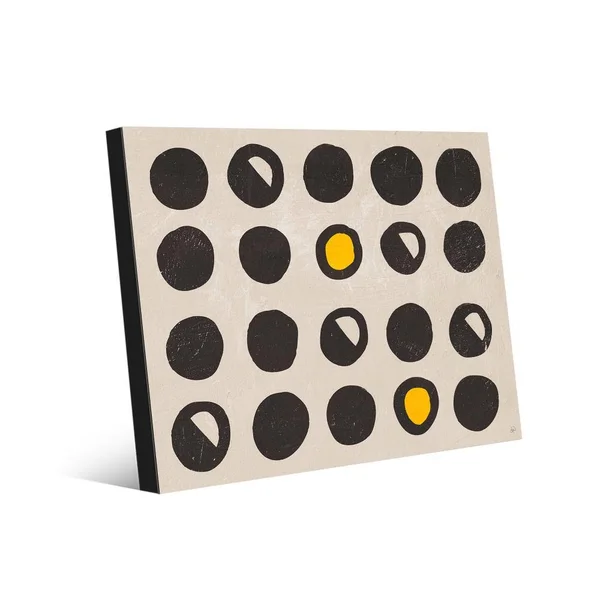 Circle Sequence Brown - 20 inch x 24 inch Metal Wall Art, Size: 20 x 24