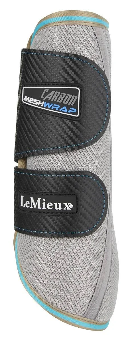 LeMieux Carbon Mesh Wrap Boots Azure, Large