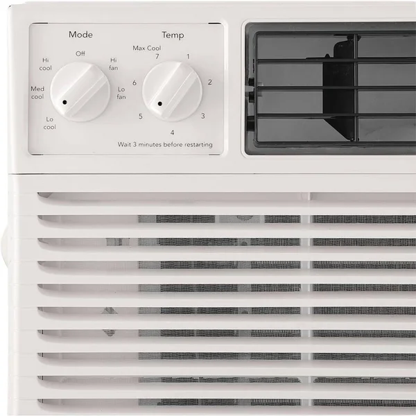 Frigidaire 6 - 000 BTU 115V Window-Mounted Mini-Compact Air Conditioner with Controls, White