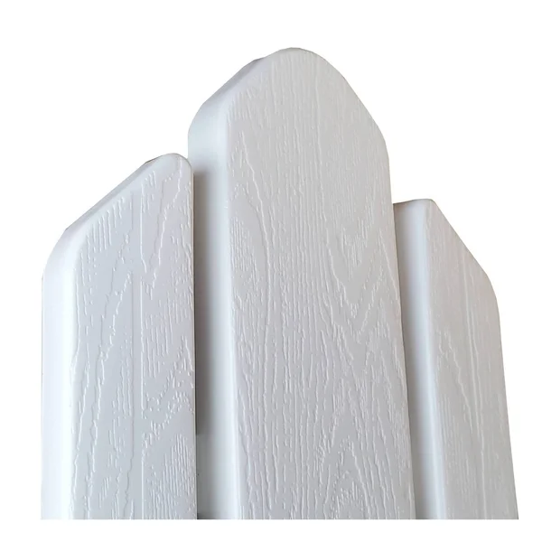 22& Dackers Lawn Border Adirondack Style Flexible Fencing, 22x22 Sections, 12 PC - White - Emsco