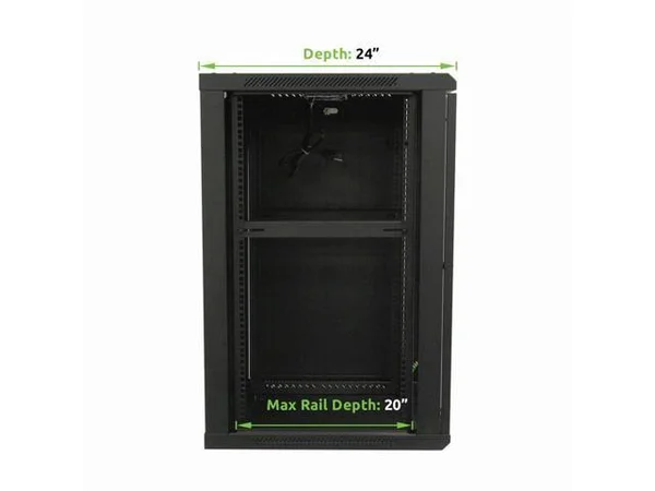 Navepoint 18U Deluxe It Wallmount Cabinet Enclosure 19-inch Server Network Rack with 81788