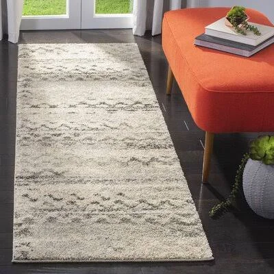 Sabang Abstract Gray Area Rug Wrought Studio Rug Size: Runner 2&3x22 x 11&