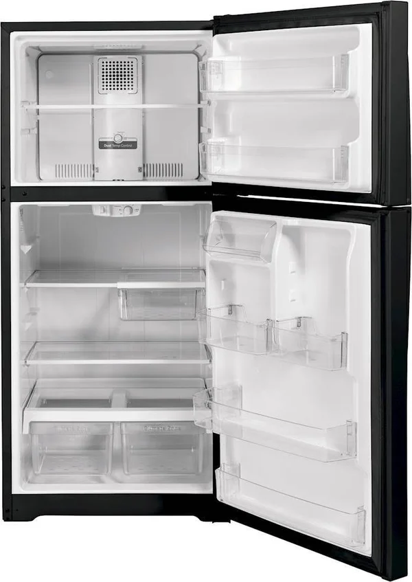 GE 21.9 Cu. ft. Top Freezer Refrigerator - Black (GTS22KGNRBB)