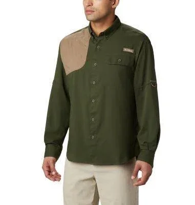 Columbia Men S PHG Blood and Guts Shooting Shirt 1639141 - S, Camo