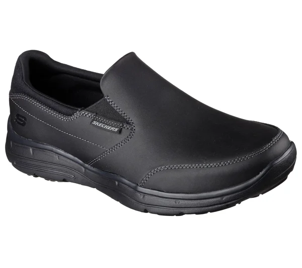 Skechers Men's Relaxed Fit Glides Calculous Slip On, Size: 1, Black