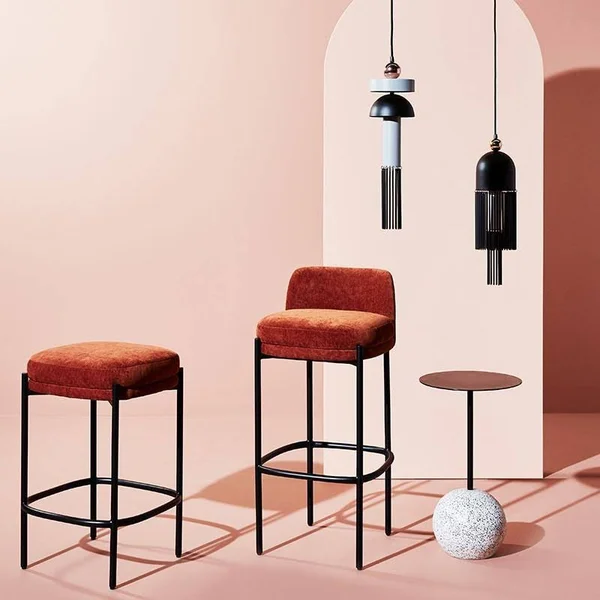 Nuevo Inna Bar Stool, Terra Cotta