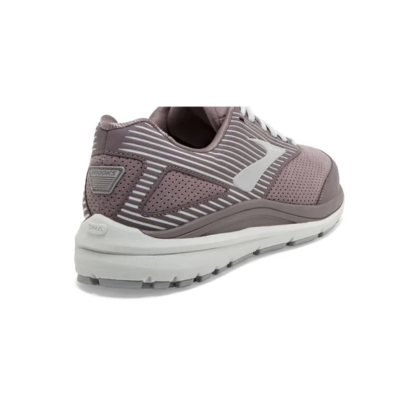 Women's Brooks Addiction Walker Suede Shark/Alloy/Oyster 10.5 D