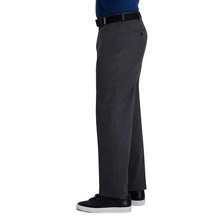 Cool Right Performance Flex Classic Fit Flat Front Pant - Dark Grey