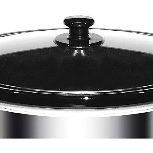 Brentwood SC-170S 8 Quart Slow Cooker, Stainless Steel