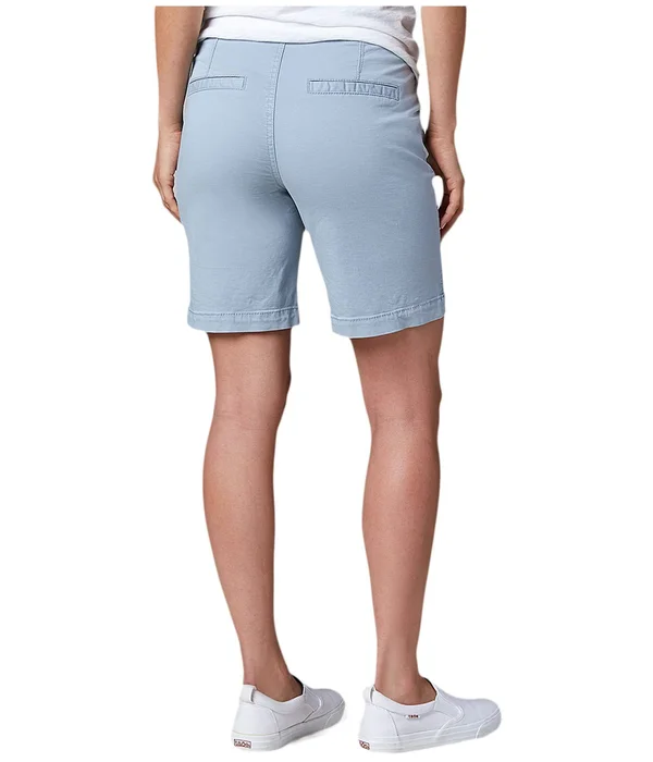 Jag-Jeans 8x22 Gracie Pull-On Shorts in Twill London Fog, 12 (31x22 Waist)