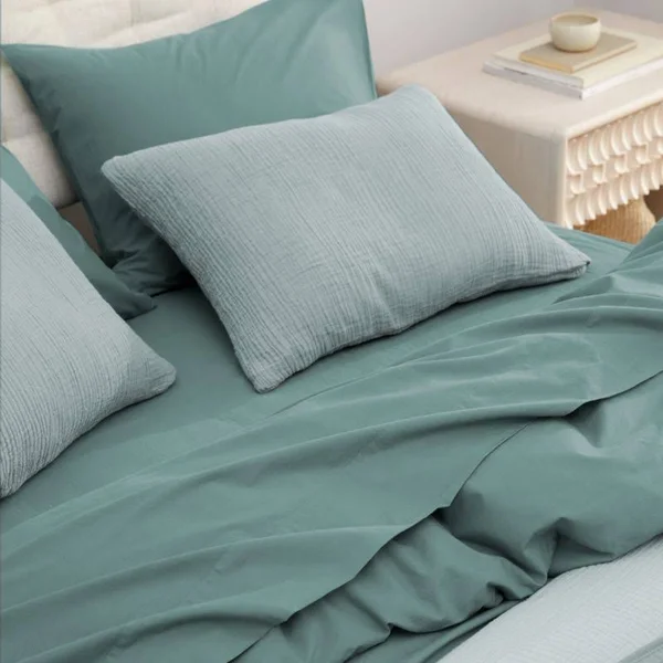 Parachute Brushed Cotton White Standard Pillow Cases - Set of 2