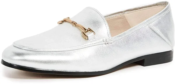 Sam Edelman Loraine Loafers Silver 7