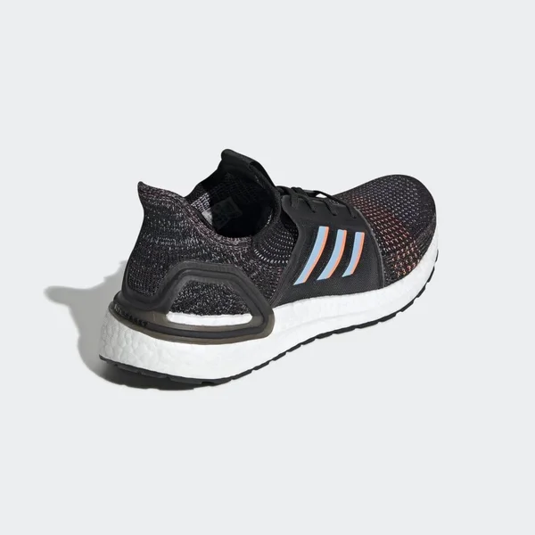 Adidas Ultraboost 19 Shoes - Men's - Core Black, Glow Blue - 8
