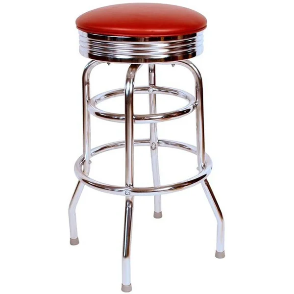 Richardson Seating Retro Home 30-inch Swivel Bar Stool - Wine