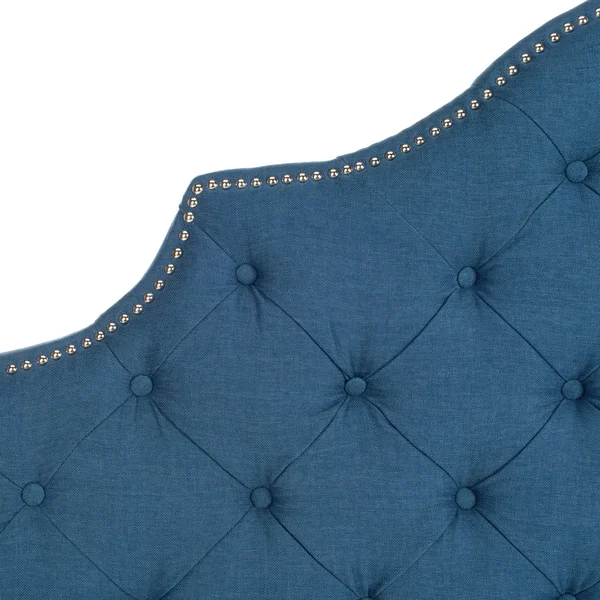 Safavieh Arebelle Upholstered Headboard - Blue, Queen