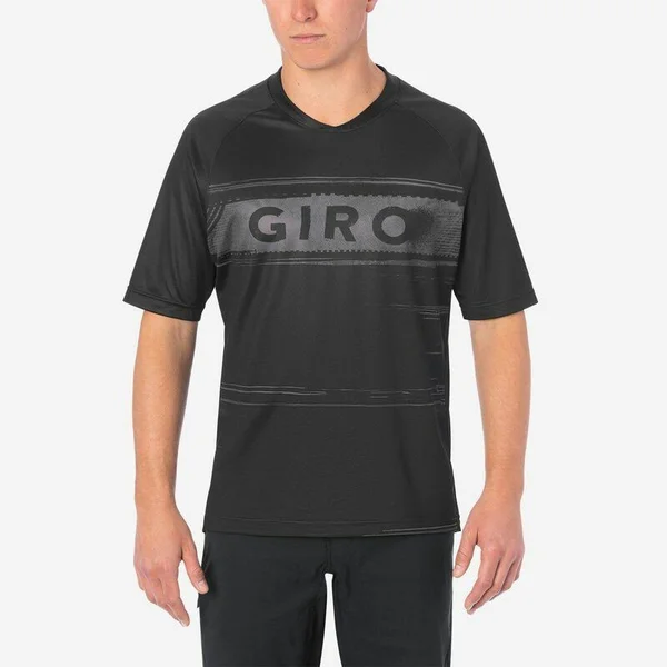 Giro Men's Roust Jersey Black - Charcoal Hypnotic XL