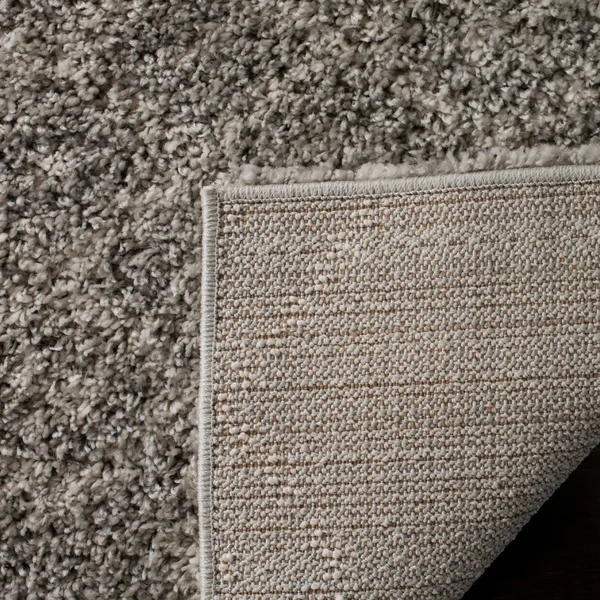 Safavieh Arizona Shag ASG745D 6&7x22 x 6&7x22 Round Grey - Ivory Area Rug