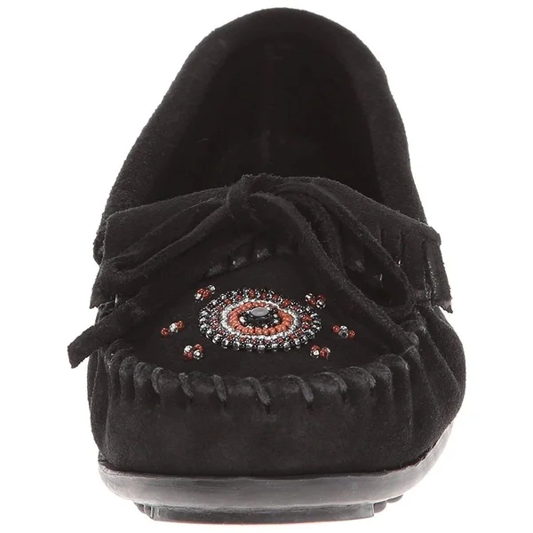 Minnetonka Me to We Moccasin - Women's - Black