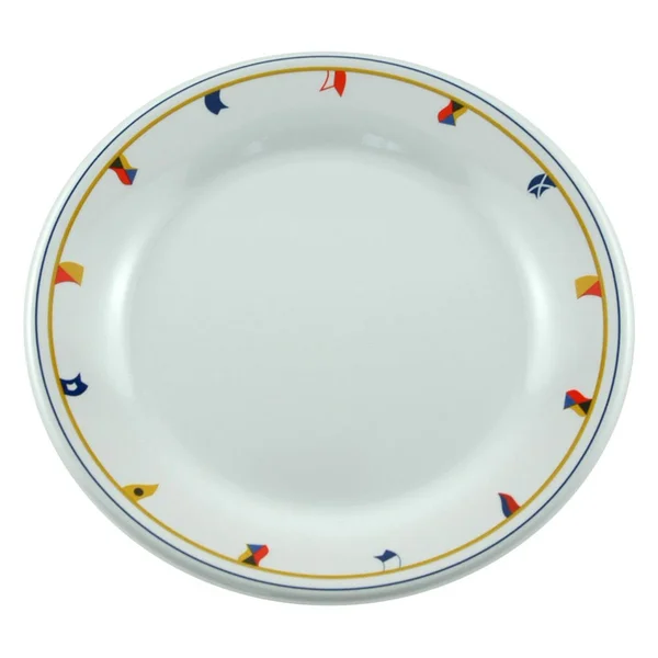 Galleyware Flags Melamine Non-Skid Salad/Dessert Plates (Set of 6)