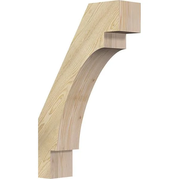 Ekena Millwork 6x22W x 20x22D x 32x22H Merced Rough Sawn Brace, Douglas Fir