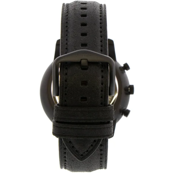 Fossil Neutra Chronograph Leather Watch - Black - Men's