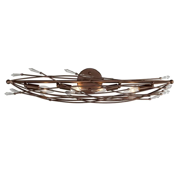 Offshoot 4-Light Bath Light Bronze Rogue Decor 611530