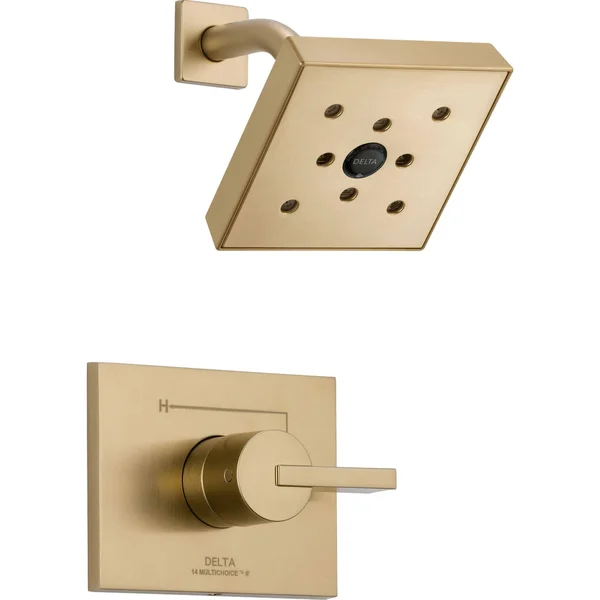 Delta T14253-CZH2O Vero Champagne Bronze Monitor 14 Series Shower Trim