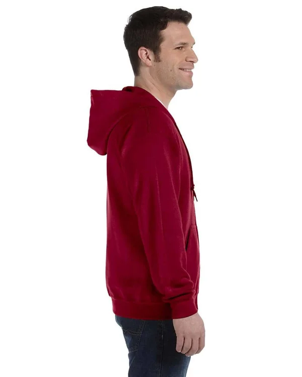 Gildan G186 - Heavy Blend 8 oz. - 50/50 Full-Zip Hood - Cardinal Red