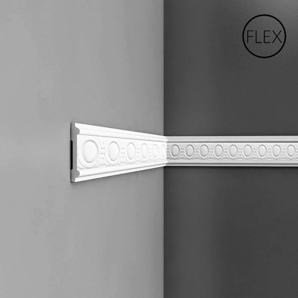 Orac Decor Panel MOULDING 3.375-in x 6.5-ft Polyurethane Wall Panel Wall Panel MOULDING in White - FP7030
