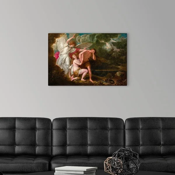 The Expulsion of Adam and Eve from Paradise, Canvas Wall Art, 30x20, Great Big Canvas