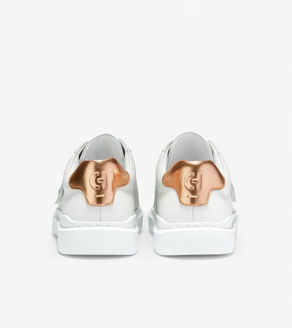 Cole Haan Grandpro Rally Velcro Leather Sneaker, White, 11