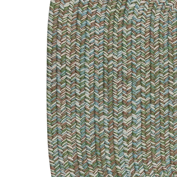 Colonial Mills Farmstand Tweed Moss Area Rug - 10& x 13& Oval - Green