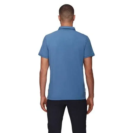 Mammut Trovat Tour Short Sleeve Polo Shirt Blue - XXL