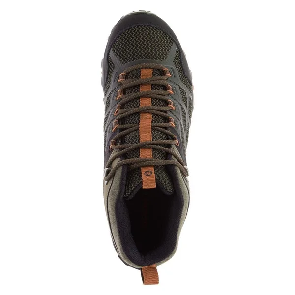 Merrell Men's Moab FST 2 Mid Waterproof (10.5 Olive/Adobe)