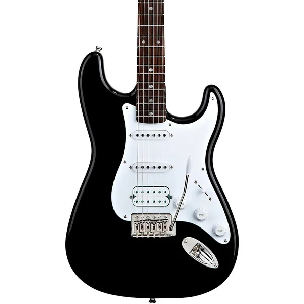 Squier Bullet Stratocaster HSS Electric Guitar with Tremolo - Black