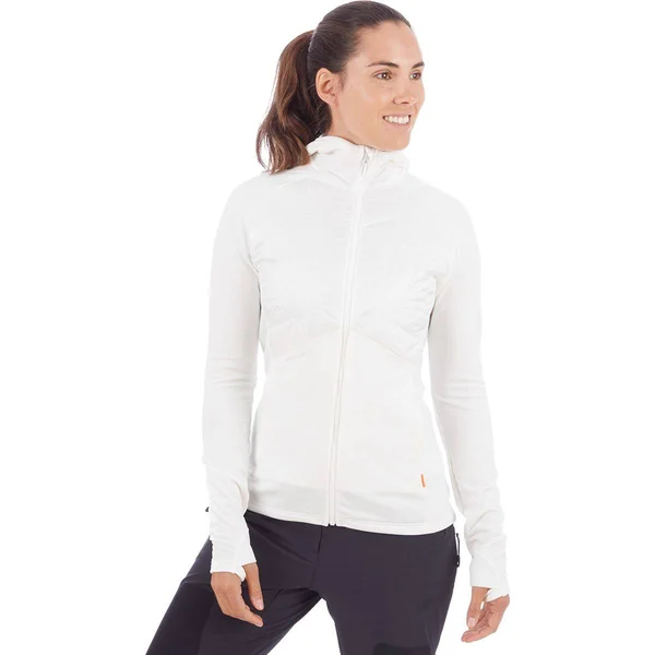 Mammut Aconcagua Light Hybrid Hooded Jacket - Women's Bright White - Xs