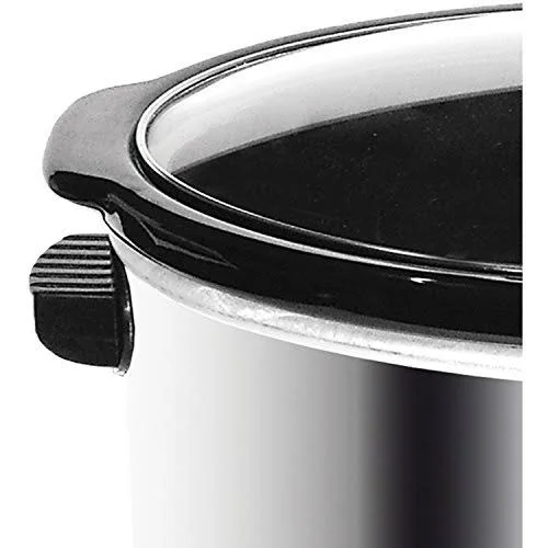 Brentwood SC-170S 8 Quart Slow Cooker, Stainless Steel