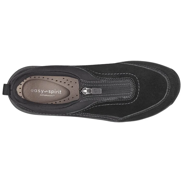 Women's Easy Spirit Cave Sneaker - Black - Size 7.5