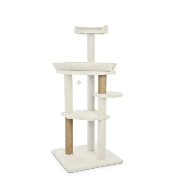 You & Me Feline High-Rise 4-Level Cat Tree