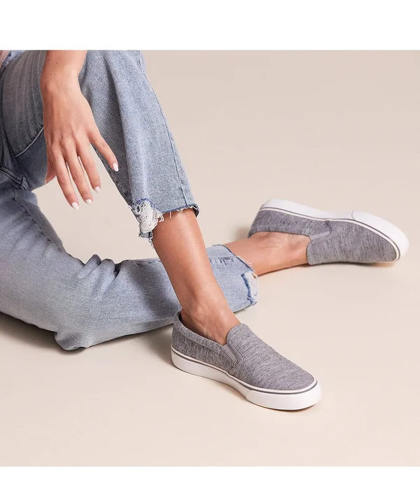 Keds Jump Kick Jersey Women's Slip-On Sneakers - Size: 9, Grey