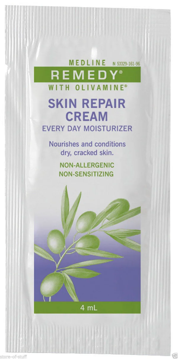 Medline Remedy Olivamine Skin Repair Cream - 0.135 Ounce, 144 Count