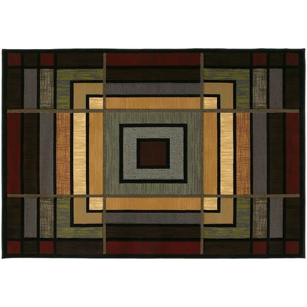 United Weavers Contours Ambience Smoke Blue Accent Rug 2&7x22 x 4&2x22