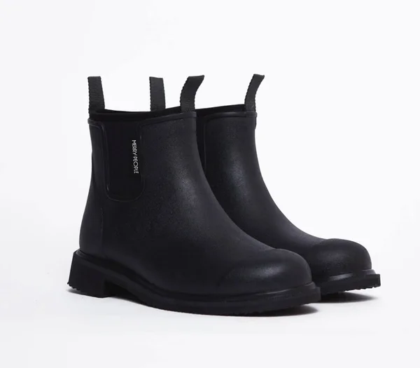 Merry People - Bobbi Rain Boot, Black & Black 7
