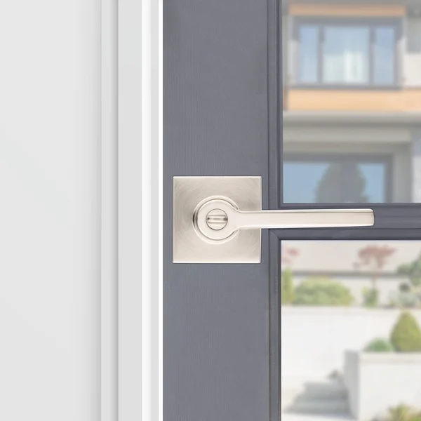 Baldwin Estate 5285 Square Entry Lever (Square Rose)
