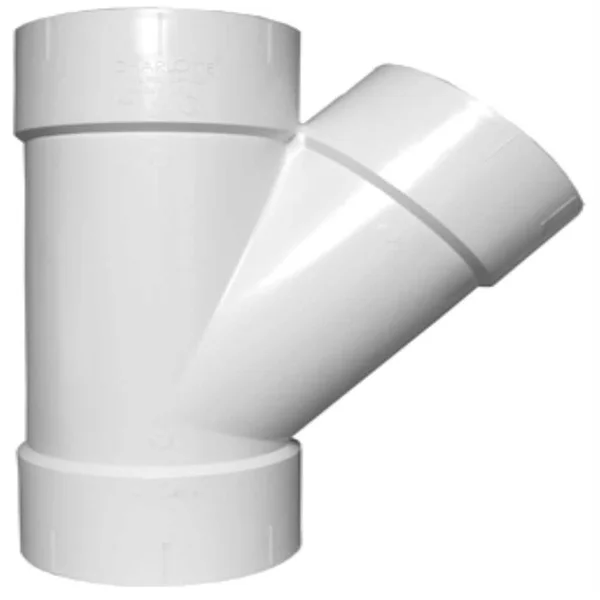 Charlotte Pipe 14-in x 14-in Dia Schedule 40 Wye, PVC 00600 2400
